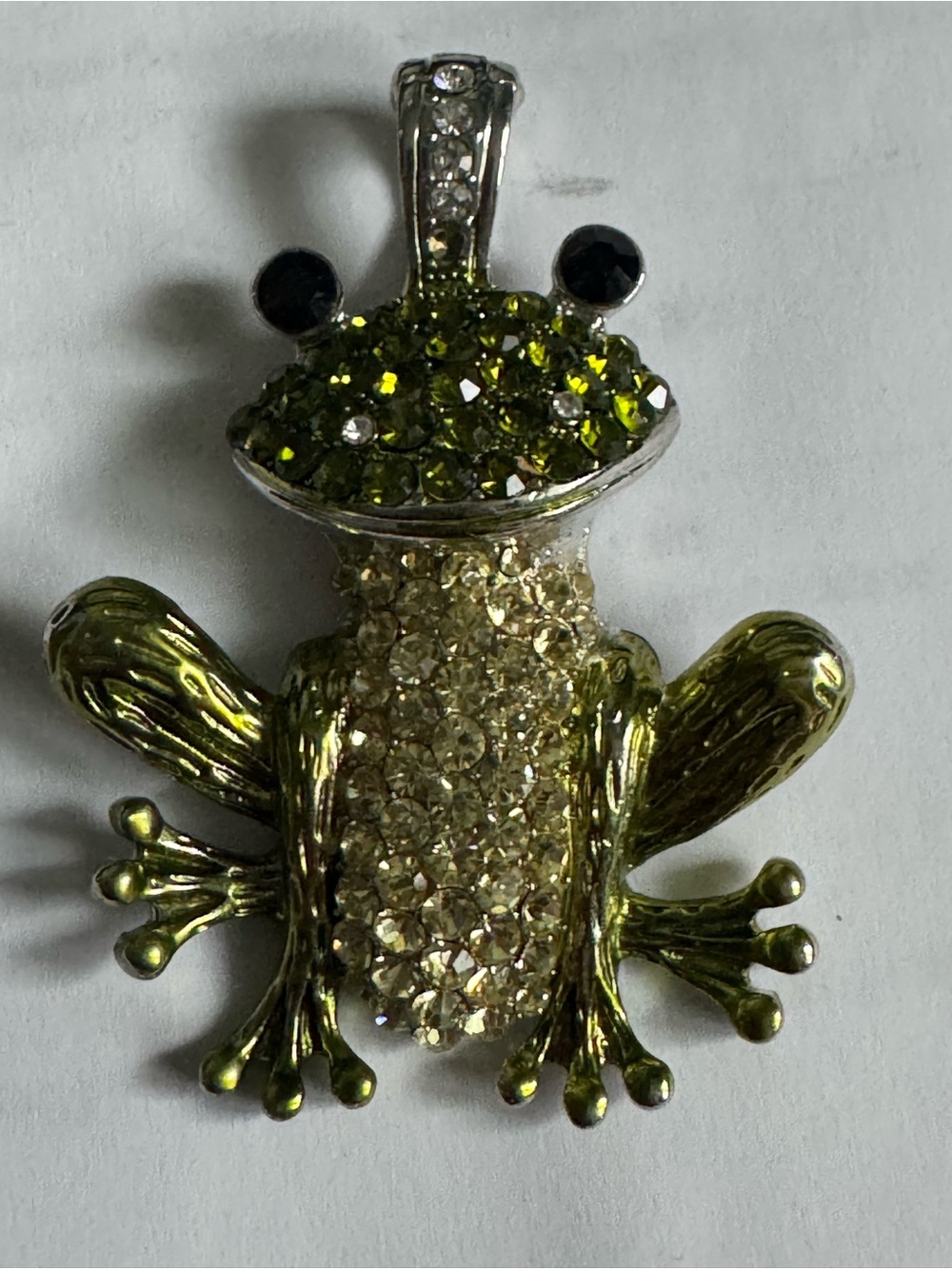 2009 Official Disney The Princess and the Frog Crystal Rhinestone Pendant